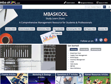 Tablet Screenshot of mbaskool.com